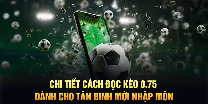 Chi tiết cách đọc kèo 0.75 dành cho tân binh mới nhập môn