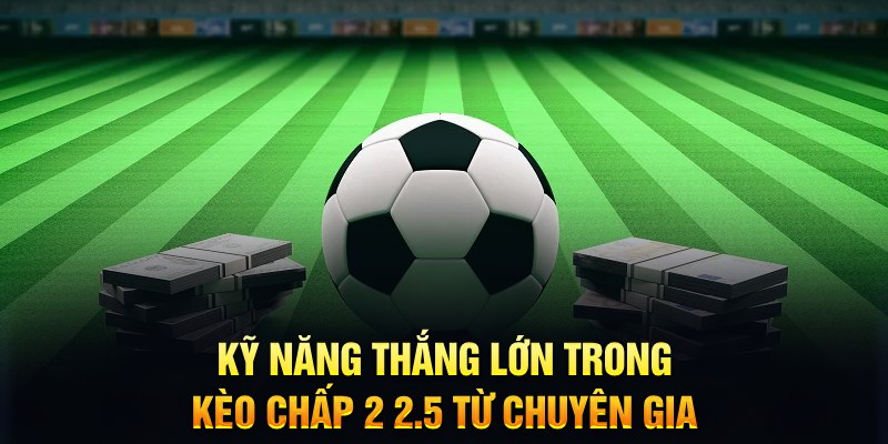 Kỹ năng thắng lớn trong kèo chấp 2 2.5 từ chuyên gia 